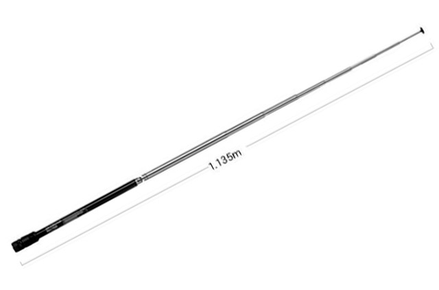 Telescoop Antenne 70-1000 MHz BNC-Connector met scharnier 10W