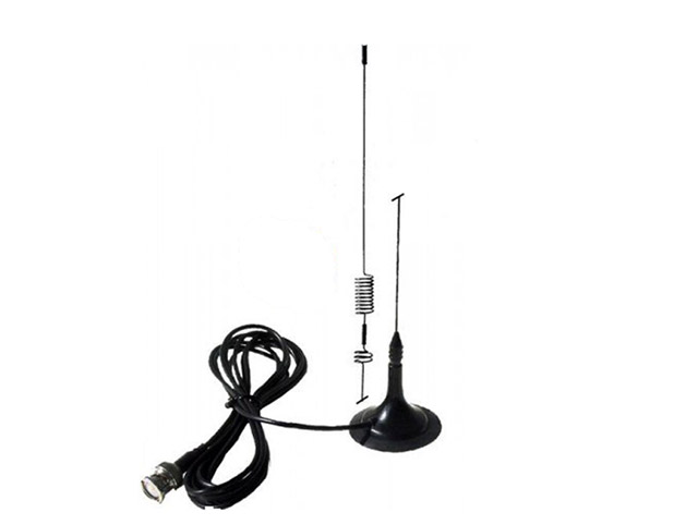 Mini Magn scanner antenne 0.5 - 2060 RX , 2mtr/70cm TX, L 32cm