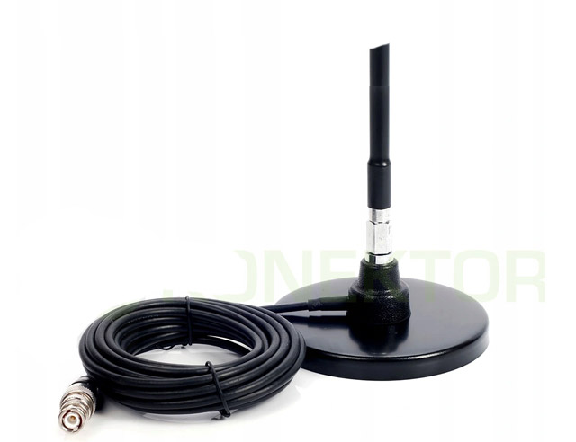 Scanner Antenne 25 - 2000Mhz met Magneetvoet lengte 75cm