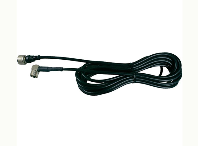 Antennecoax kabel 4 mtr met DV haakse plug en PL plug