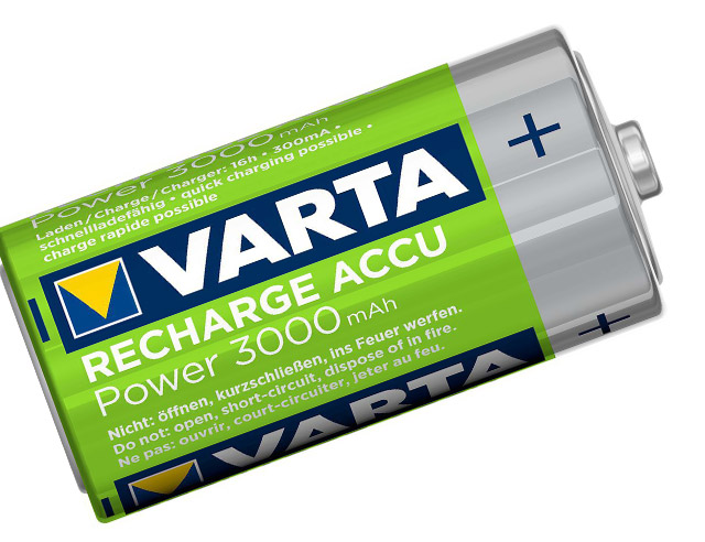 56620 NIMH 1.2V 3000mA, D-cel, R20, Mono (Ø34.2xH61.5xmm)