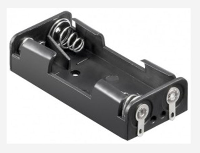 Batterijhouder 2x Penlight (AA) soldeeraansluitingen