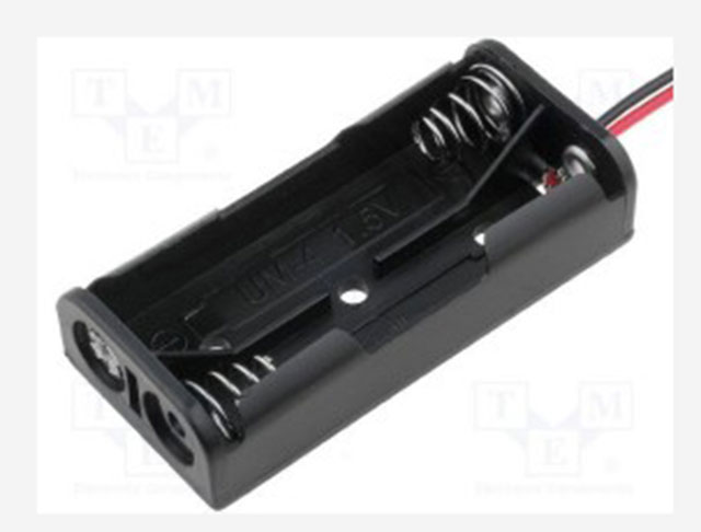 Batterijhouder 2x Microcel (AAA) met 15cm kabel