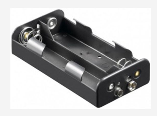 Batterijhouder 4x Babycel (C) drukknopaansluiting (2x2)