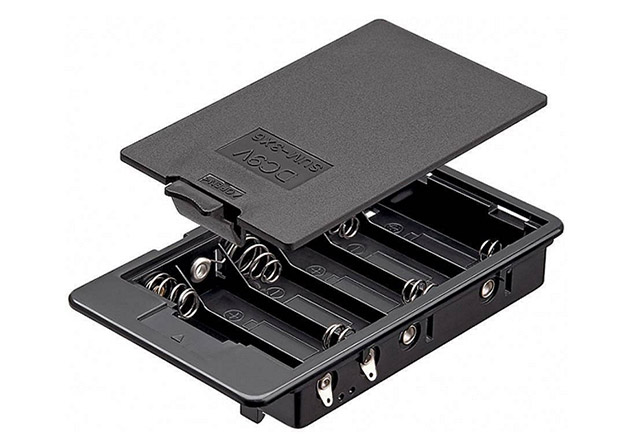 Batterijhouder 6x Penlight (AA) soldeeraansluiting (1x6).