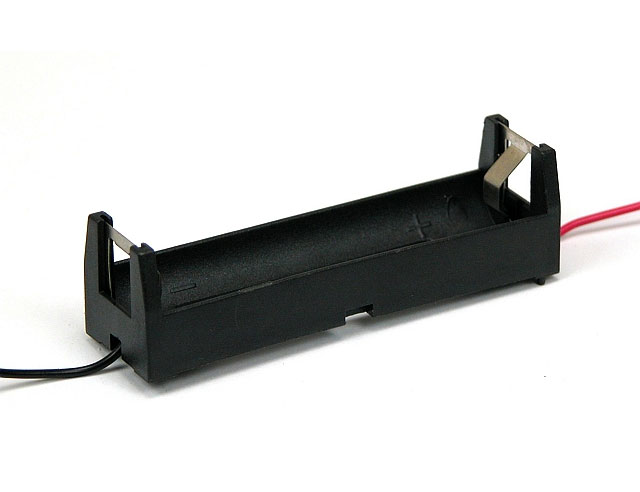 Batterijhouder voor 1x 18650 met kabel