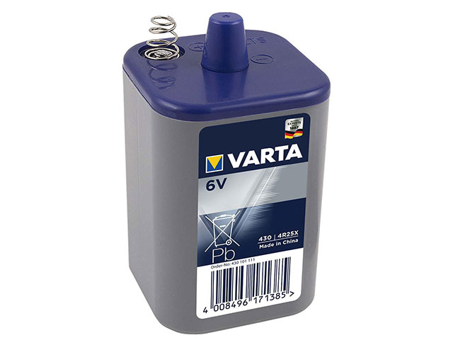 Batterij V430 met veer 6V