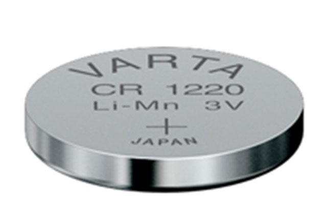 CR1220, Ø12.5x2.0mm, 3.0V, DL1220, BR1220