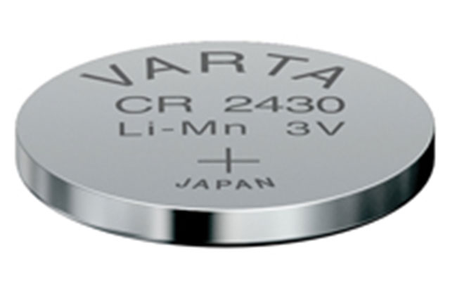 CR2430, Ø24.5x3.0mm, 3.0V, DL2430, BR2430, KL2430, L2430