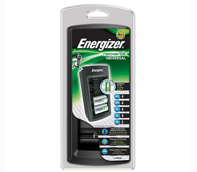 Energizer AA / AAA / C / D / E-Block NiMH Battery Charger
