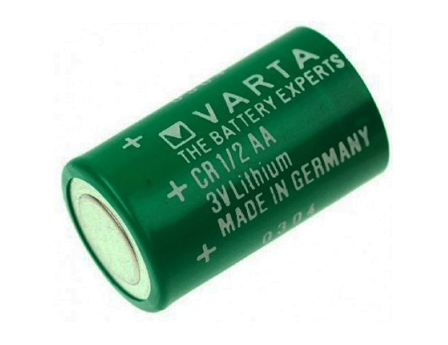 Lithium battery 3V 950mA ø14.5 x 25mm (CR 1/2 AA)