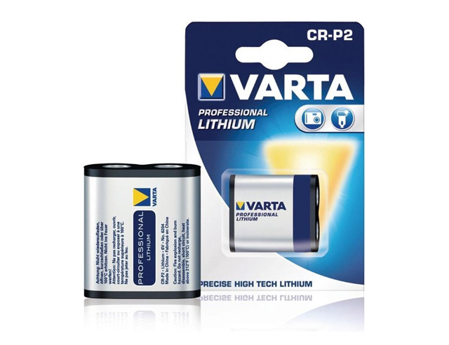 CR-P2, Lithium 6V. Cassettte, Duracell223