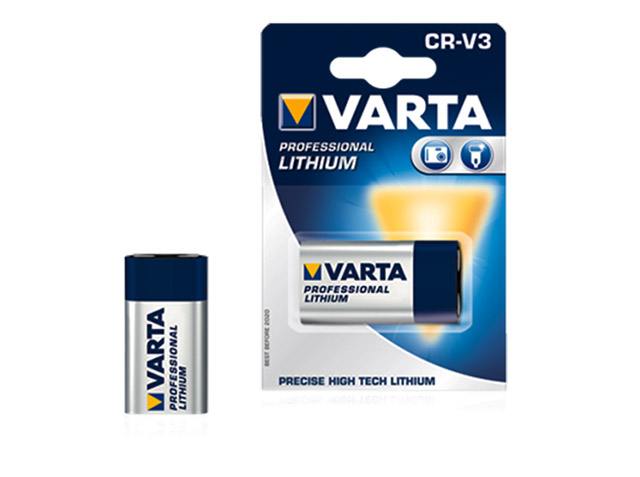 CRV3, Lithium batterij, 3V, 3000mA, oa: CR17355