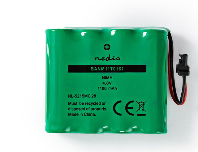 NiMH Battery for cordless home phones 4.8V 600mA