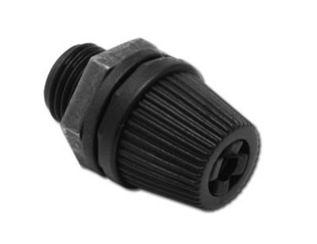 Kabeltrekontlasting ø5-6,8mm, boorgat ø10mm - zwart