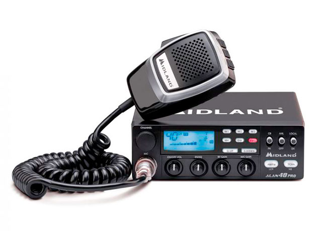 Alan 48 Pro CB Transceiver 40 Multi Chan. FM/AM 1W/4W 12/24V