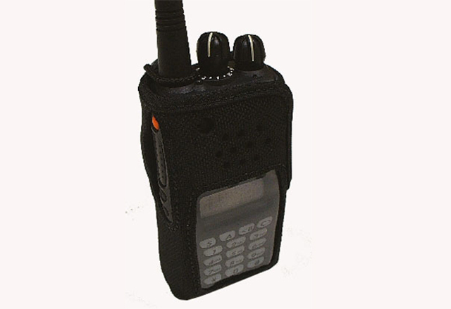 Nylon draagtas voor o.a. Kenwood NX-220E3, NX-320E3.