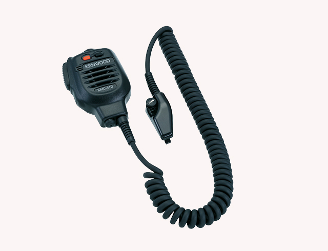 Robust handheld microphone speaker.