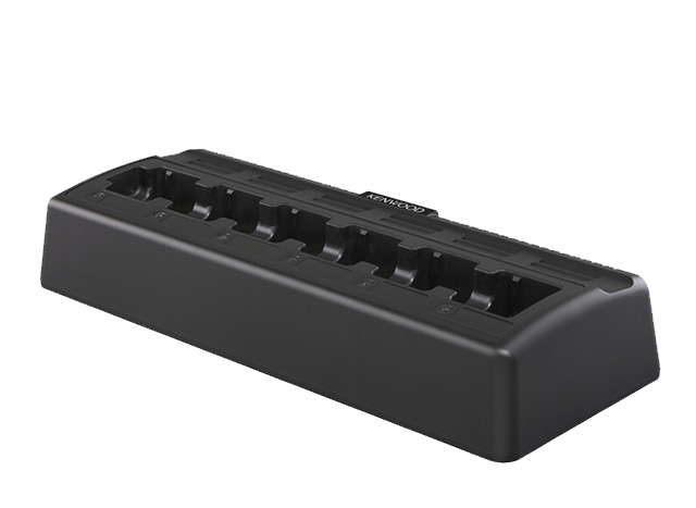 6-voudige lader voor de KNB-45L accu of TK-3xxx serie portofoons