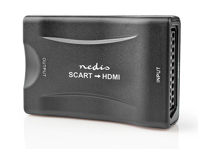 SCART-naar-HDMI™-Converter sluit Scart aan op HDMI