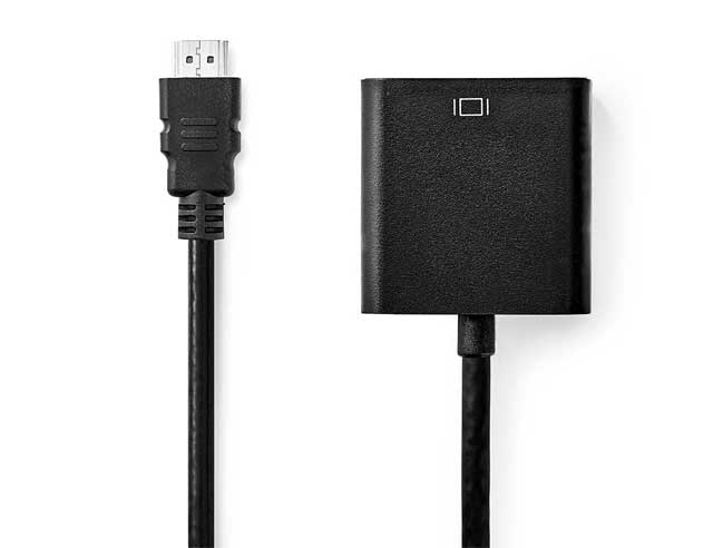 High Speed HDMI-Connector - VGA Female 15-Pins 0.20 m Zwart