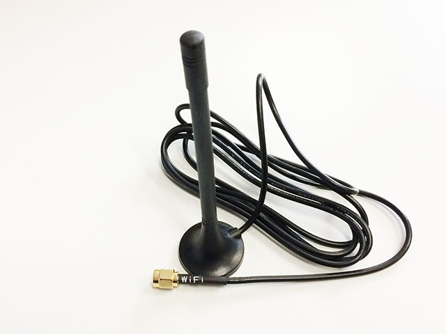 Wifi Antenne 2400-2483.5Mhz, Gain:2dBi, Omnidirectional RP-SMA