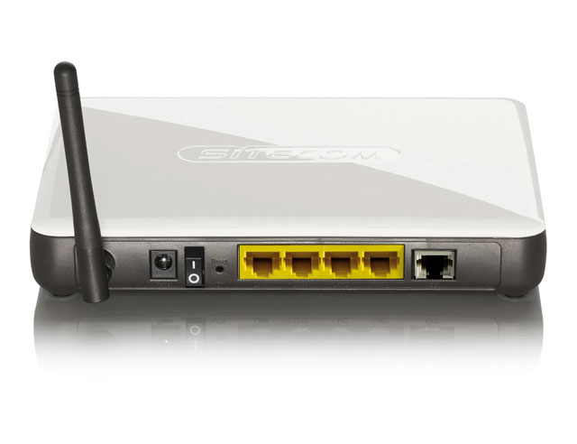 Sitecom ADSL Modem 4 poorten en Draadloos