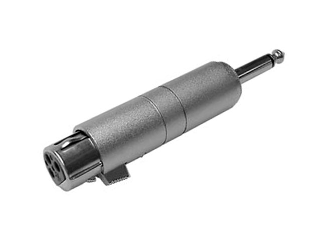 XLR Verloop 3P Female to  6.3mm mono steker
