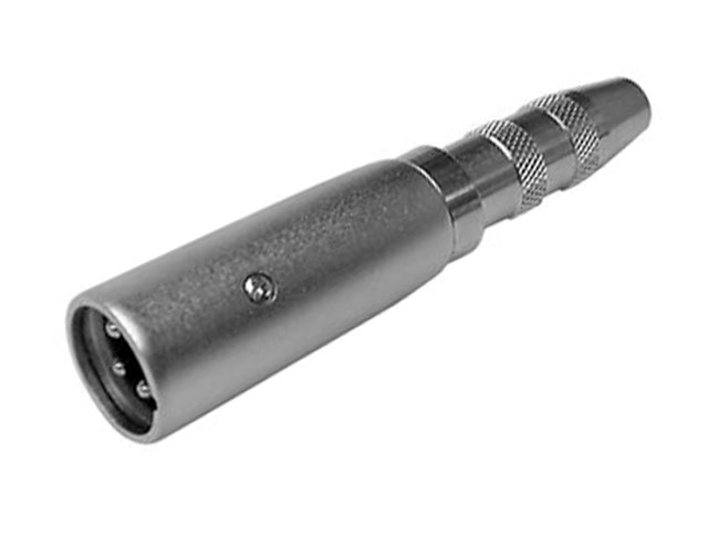 XLR Verloop 3P Male to  6.3mm mono contra