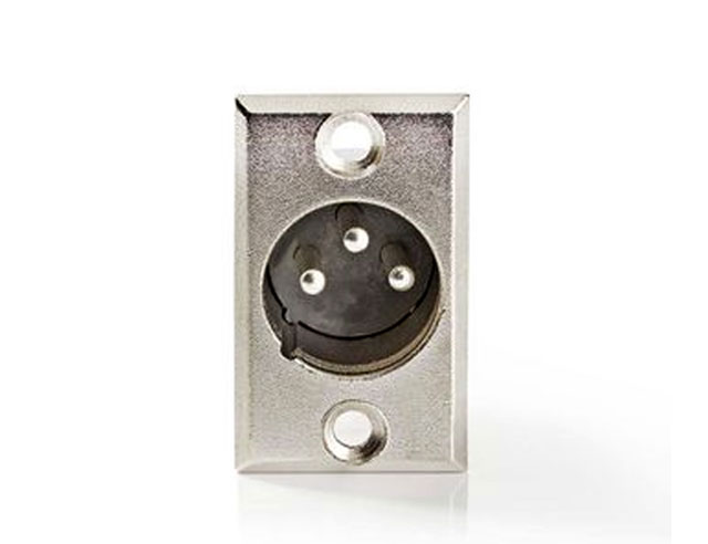 XLR 3P Male chassis mount (solder) smal