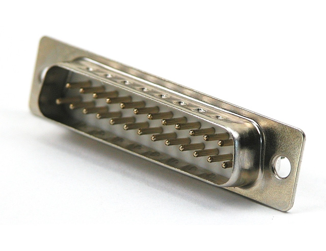 D-Sub connector plug solderversion - 25-pole