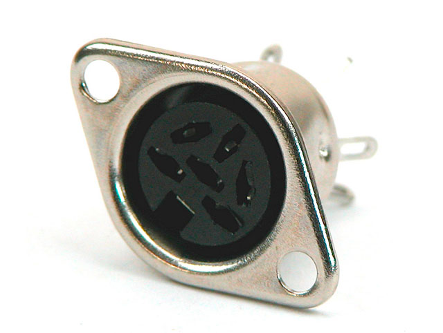 DIN chassisdeel - 8-polig - Lumberg