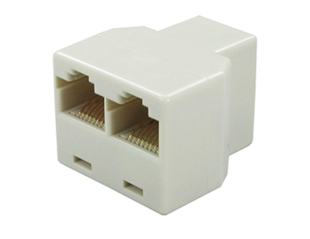 T-adapter RJ-45 3xfemale
