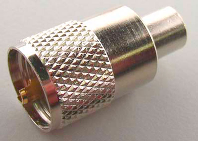 UHF Male Twist on type RG58U