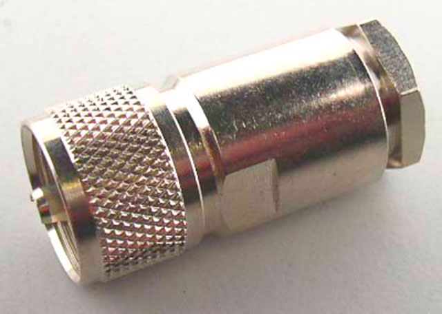 UHF Male Clamp type RG213