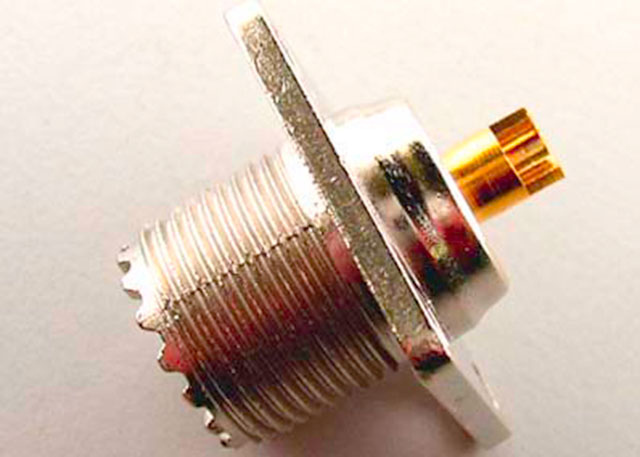 UHF Female Chassis Mount Square