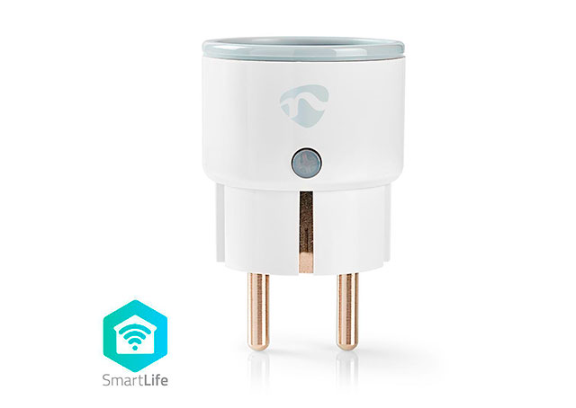 Wi-Fi smart plug, stroommeter, schuko type F, 10A
