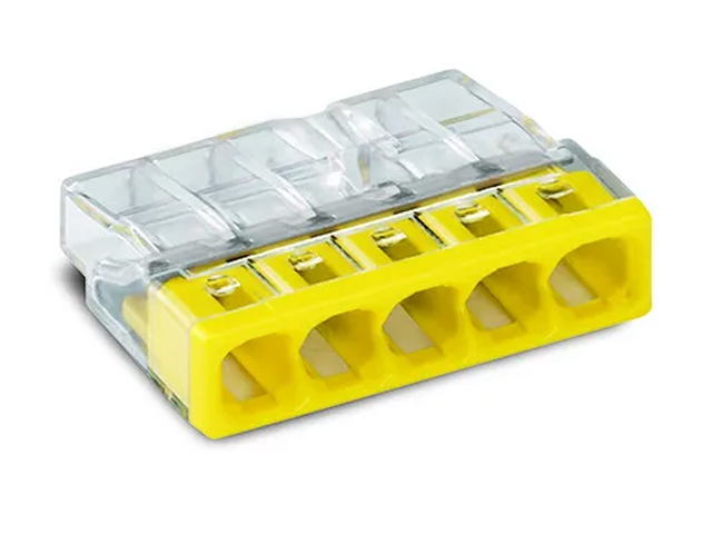 WAGO Las klem mini 5 voudig mini 5x0.5-2.5 (0,50 - 2,50 mm²)