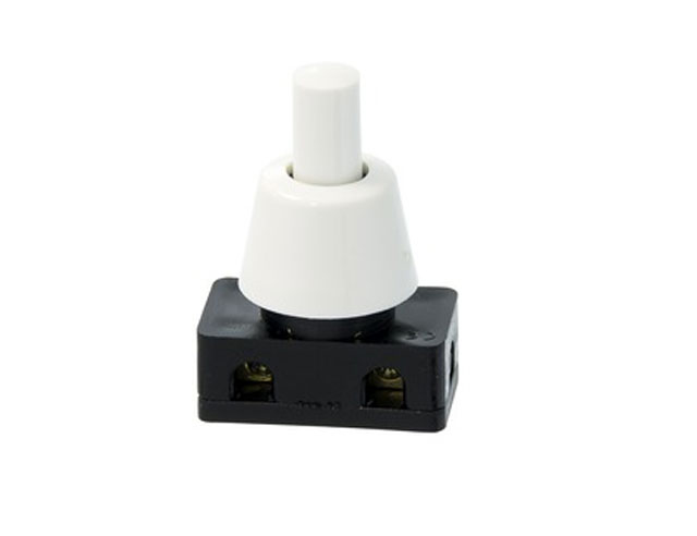 Fitted pressure switch for night light White