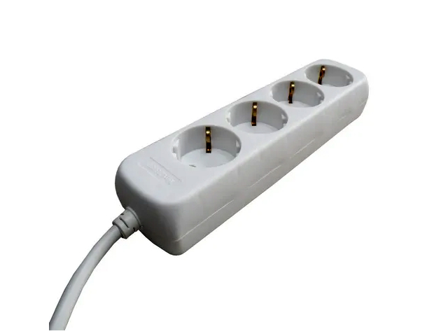 Table distribution box 4 Fold White with RA 3x1mm² and 1.5m cord