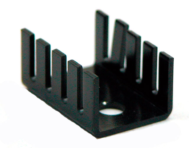 Heatsink 13,5x19,1x9,5mm -black