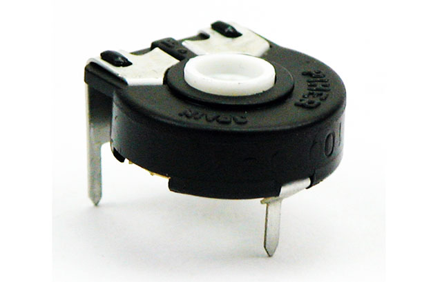 Instelpotmeter liggend Ø15mm 500K