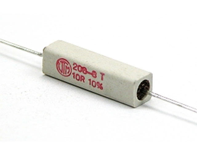 Draadgewonden weerstand 5W 0,56E 6,4x6,4x25mm