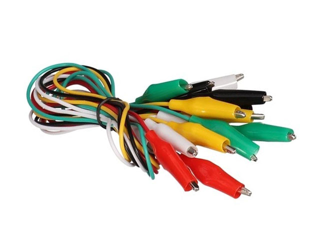 10 pcs Crocodile testleads in 5 colors