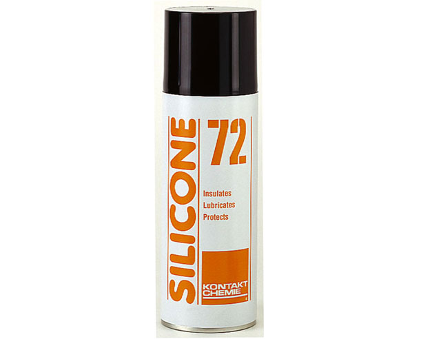 K72 Silicone spray beschermd, isoleerd en smeert kunstof