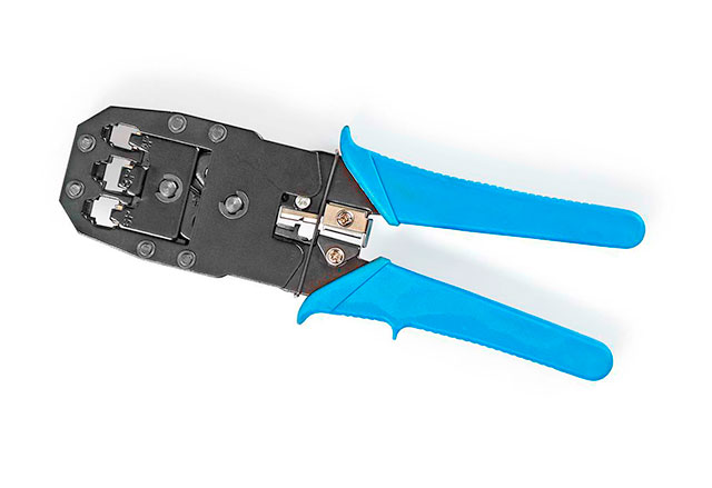 Modulaire Krimptang voor RJ10-RJ11-RJ12-RJ45