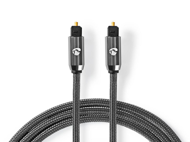 Optische toslink aansluitkabel voor digitale data 1mtr