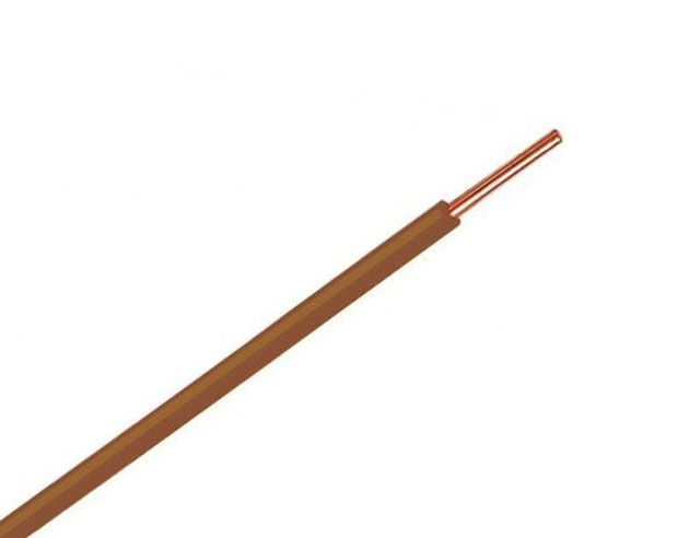 VD Installatie draad 2.5mm² Bruin kema keur p/mtr