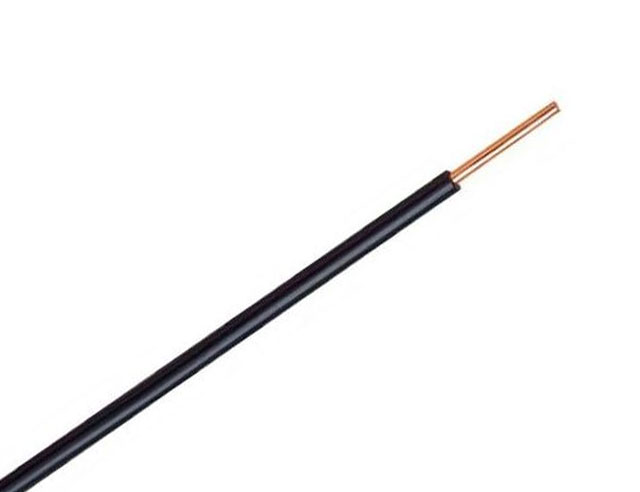 VD Installatie draad 1.5mm² Zwart kema keur p/mtr