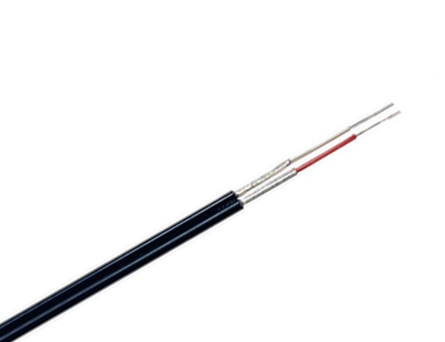 Platte audio kabel met afscherming per ader p/mtr